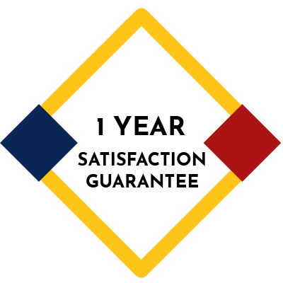 1 year satisfaction guaranteed